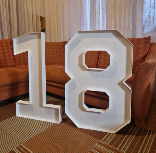 "18" große Ziffern